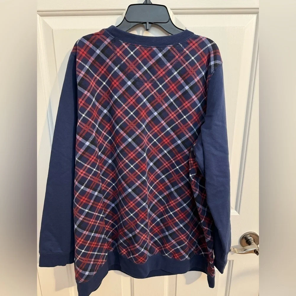 Woman Within Printed Sweatshirt size 18/20 - Picture 6 of 6